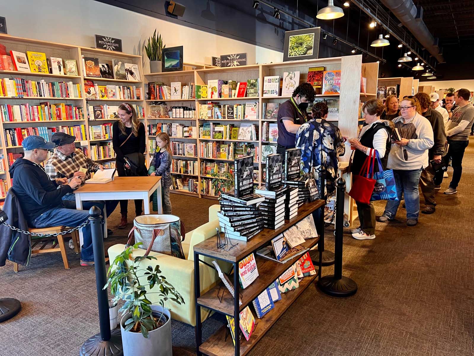 Al Unser, Jr., Book Signing at Morgenstern's, Bloomington, IN