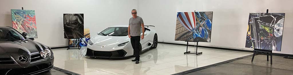 A.D. Cook with Artworks at Karma Las Vegas Mixer - 07/07/16