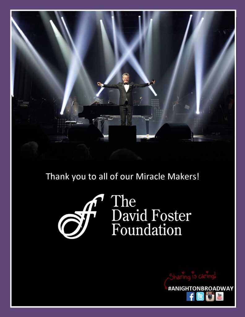 David Foster Foundation - A Night On Broadway 2022