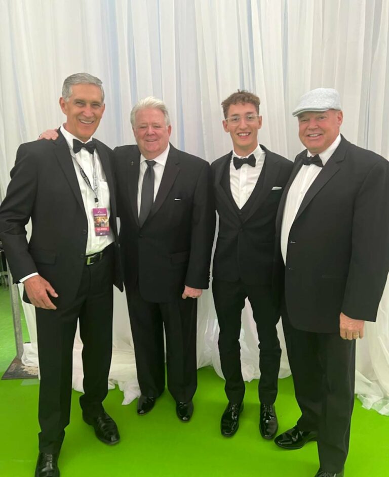 Gary Dixon, Ralph Hansen Jr., Mac Clark, Al Unser Jr. at DFF Gala 2022