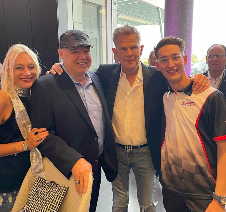 Norma Unser, Al Unser Jr., David Foster, and Mac Clark at DFF Concert, Toronto, Canada 2022