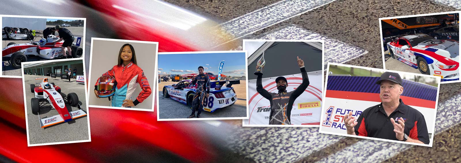 TeamWWF Winners for 2021 - Chloe Chambers, Ernie Francis, Jr. and Al Unser Jr.