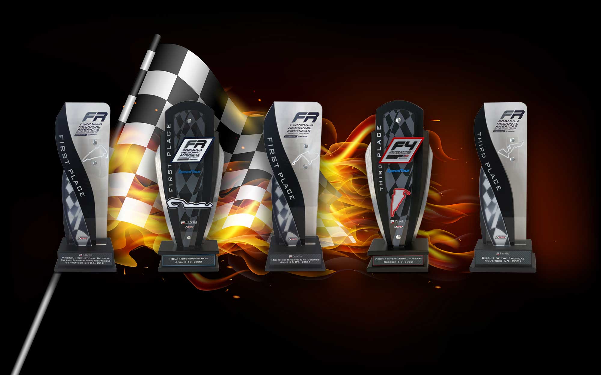 TeamWWF Winning Racing Trophies
