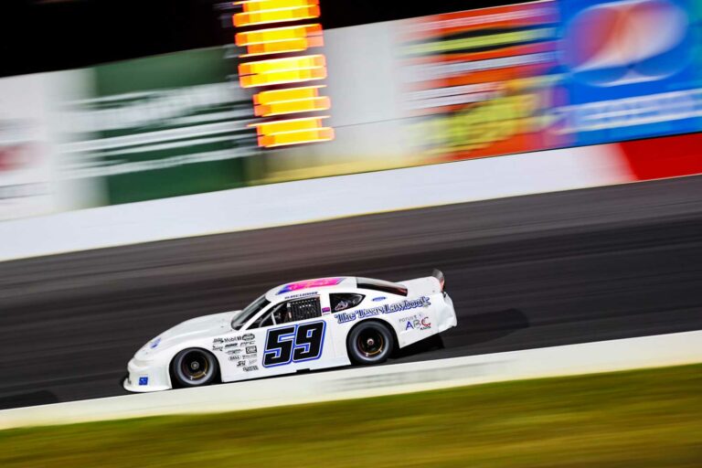 Blake Lothian's race car at Halloween Havoc